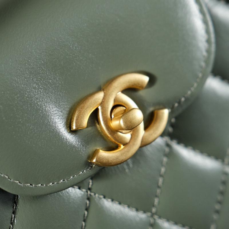 Chanel Mini Kelly Shopping Bag AS4416 Green