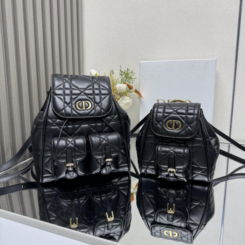 Dior Lambskin Caro Backpack M6301 Black