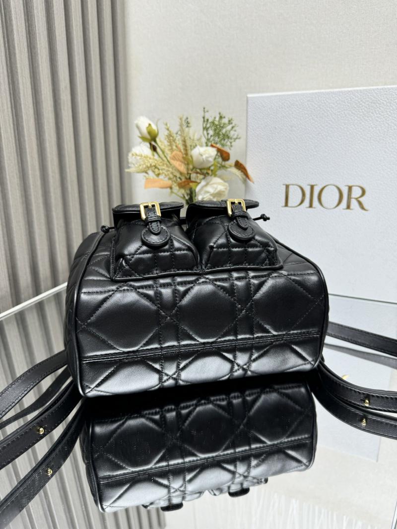 Dior Lambskin Caro Backpack M6301 Black