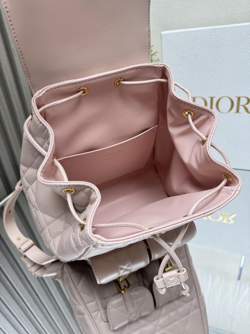 Dior Lambskin Caro Backpack M6301 Pink