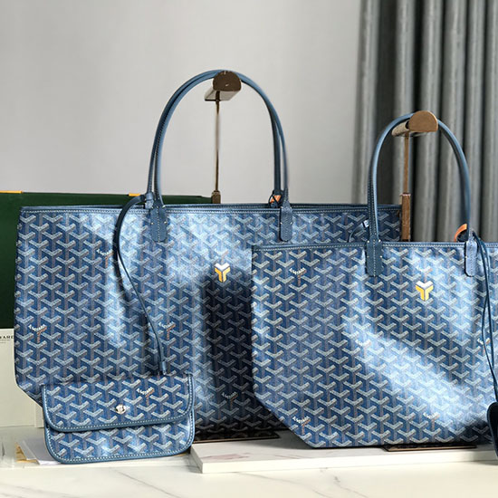 Goyard Saint Louis Tote G6001 Pearly Blue