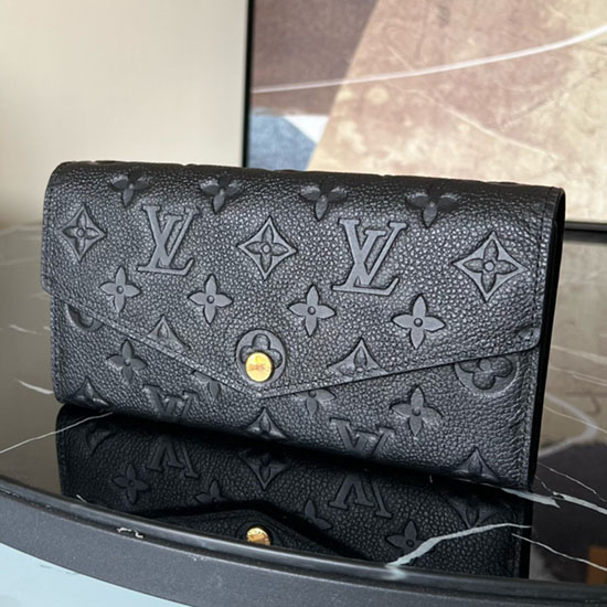 Louis Vuitton Sarah Wallet Black M82257