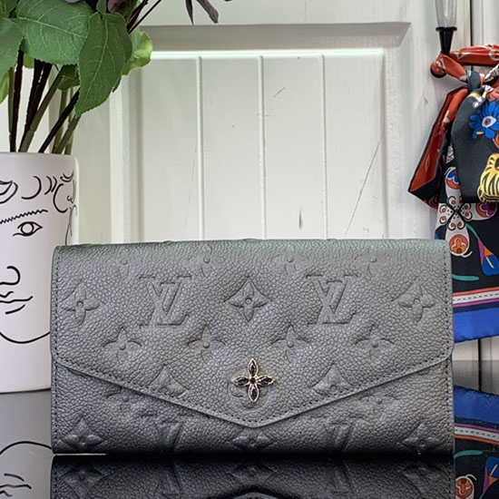 Louis Vuitton Sarah Wallet Grey M12172