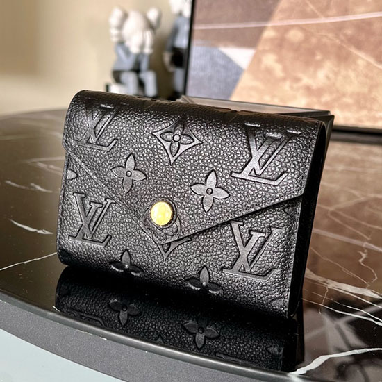 Louis Vuitton Victorine Wallet M64060 Black