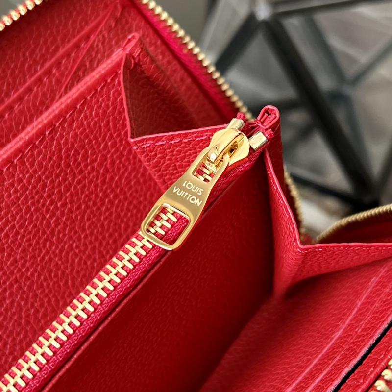 Louis Vuitton Zippy Wallet M61864 Red