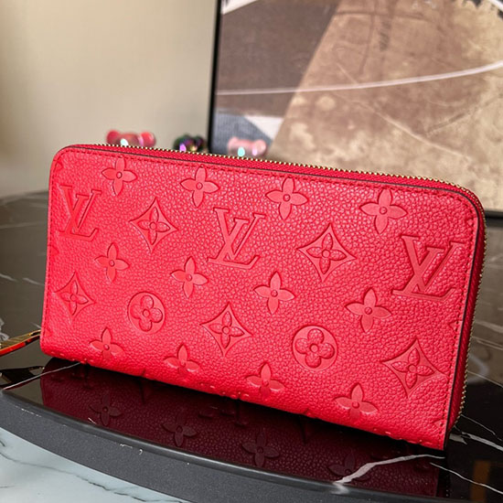 Louis Vuitton Zippy Wallet M61864 Red