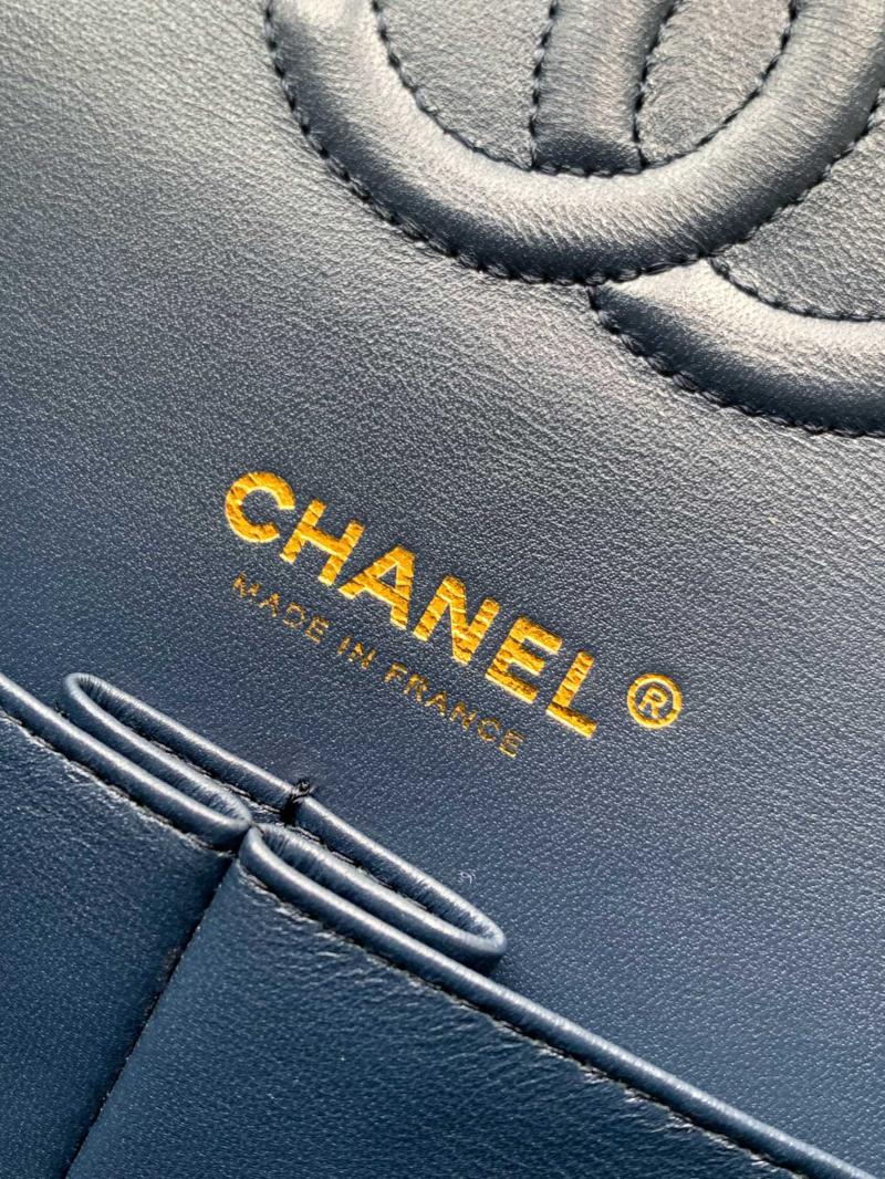 Medium Chanel Denim Flap Bag Blue A01112