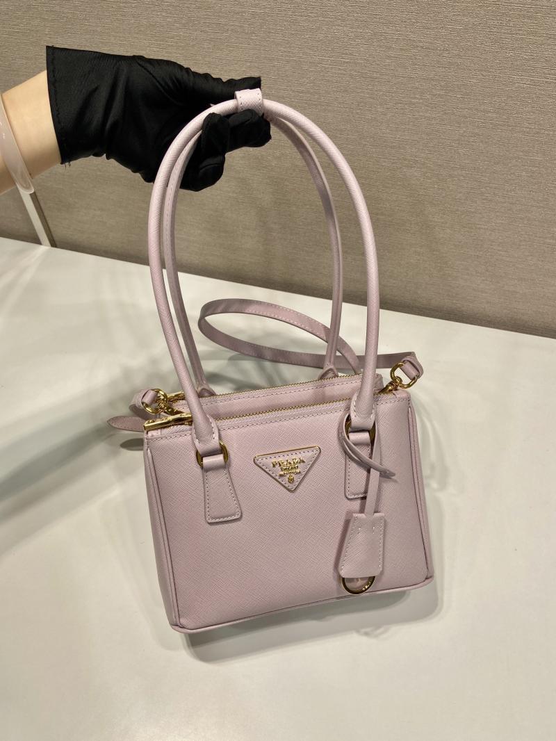 Prada Galleria Saffiano leather mini-bag 1BA906 Pink