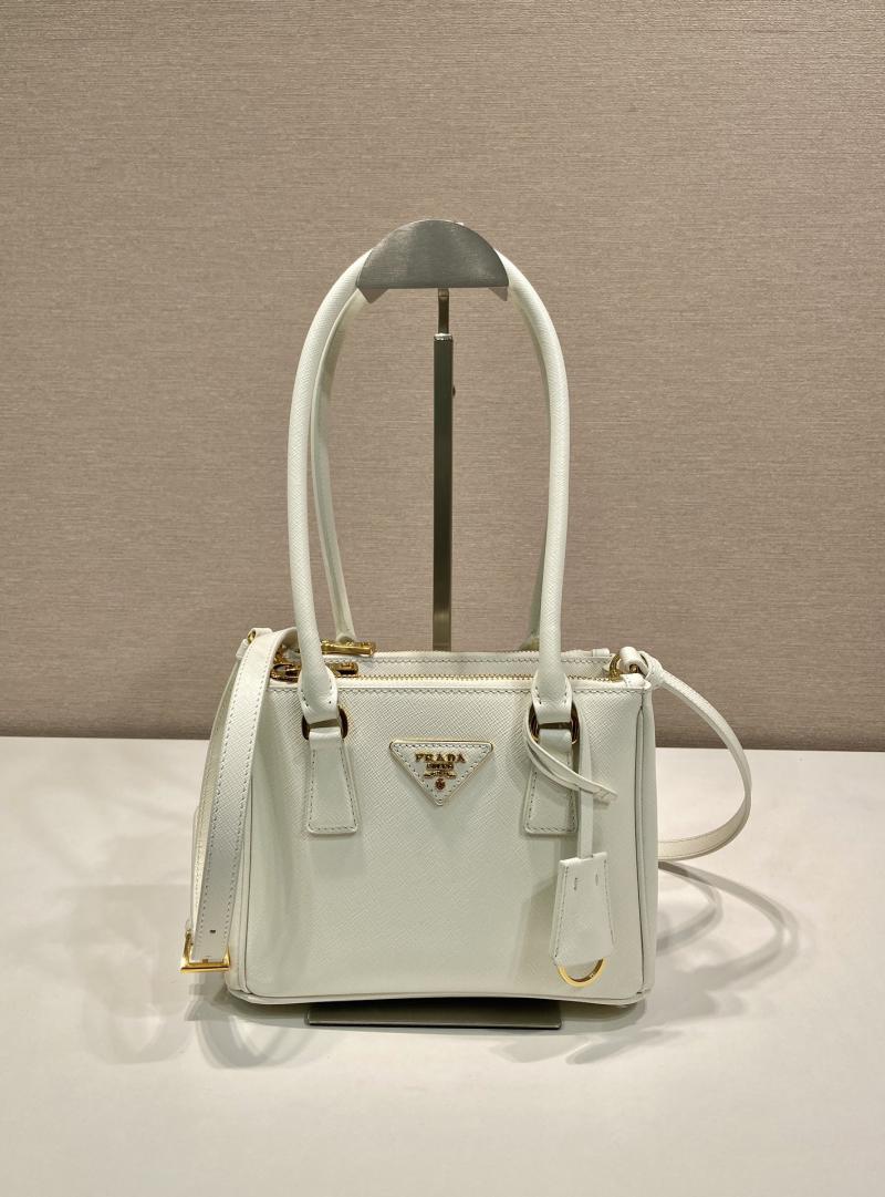 Prada Galleria Saffiano leather mini-bag 1BA906 White