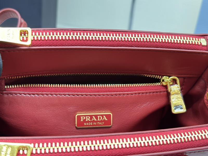 Prada Galleria patent leather mini bag 1BA906 Red