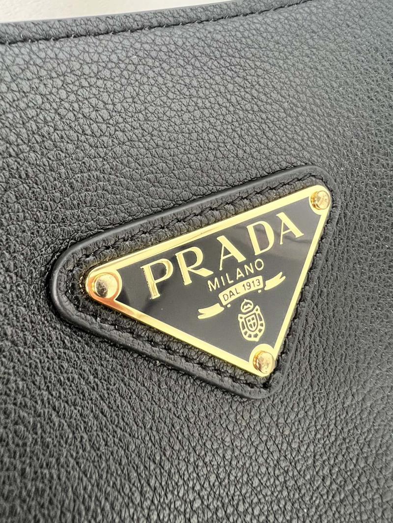 Prada Leather mini tote bag 1BG539 Black