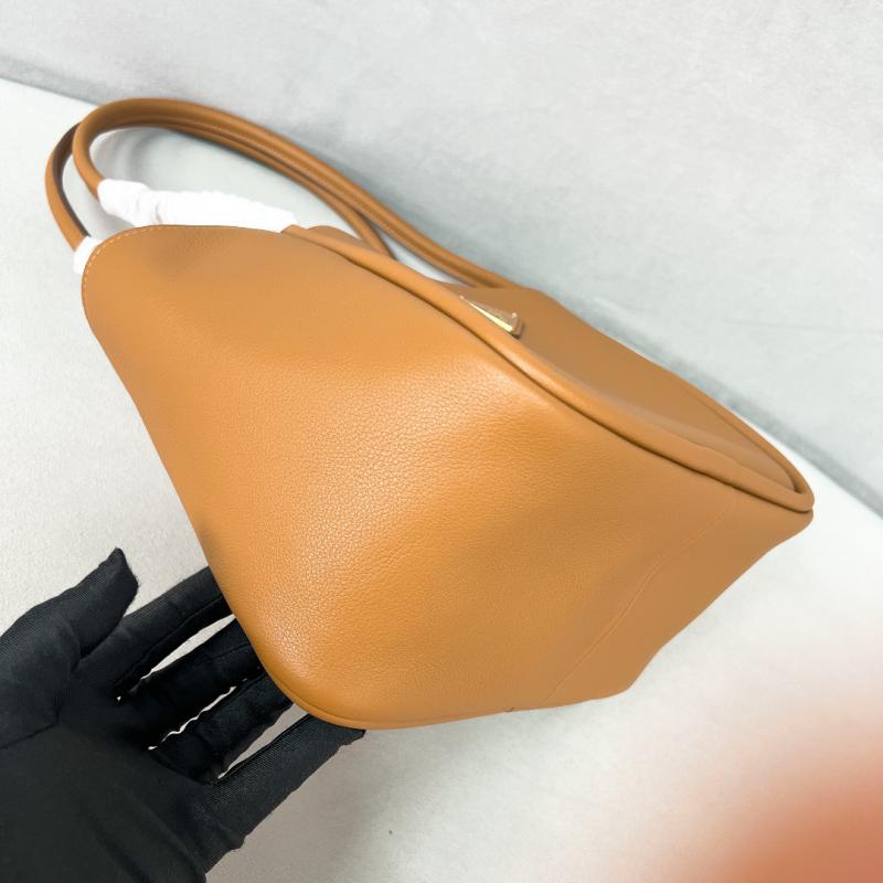 Prada Leather mini tote bag 1BG539 Caramel