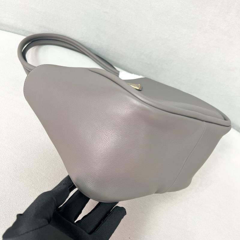 Prada Leather mini tote bag 1BG539 Grey