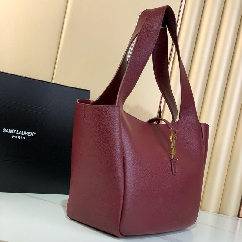 Saint Laurent Bea Tote Bag Burgundy 763435