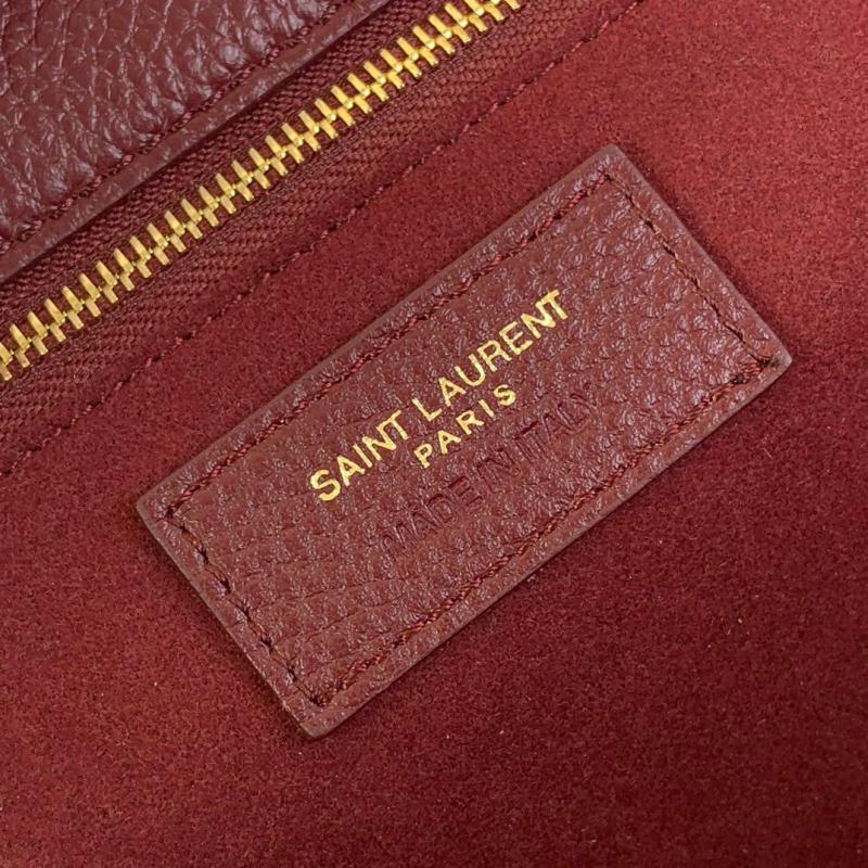 Saint Laurent Bea Tote Bag Burgundy 763435