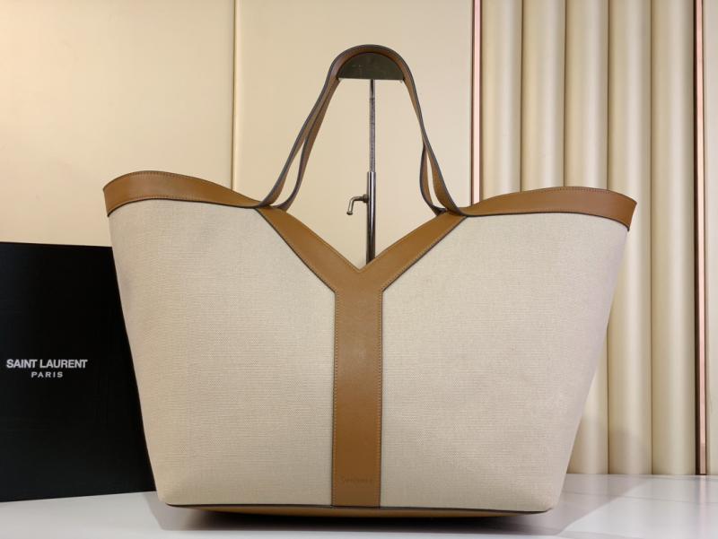 Saint Laurent Large Canvas Y Tote 817602