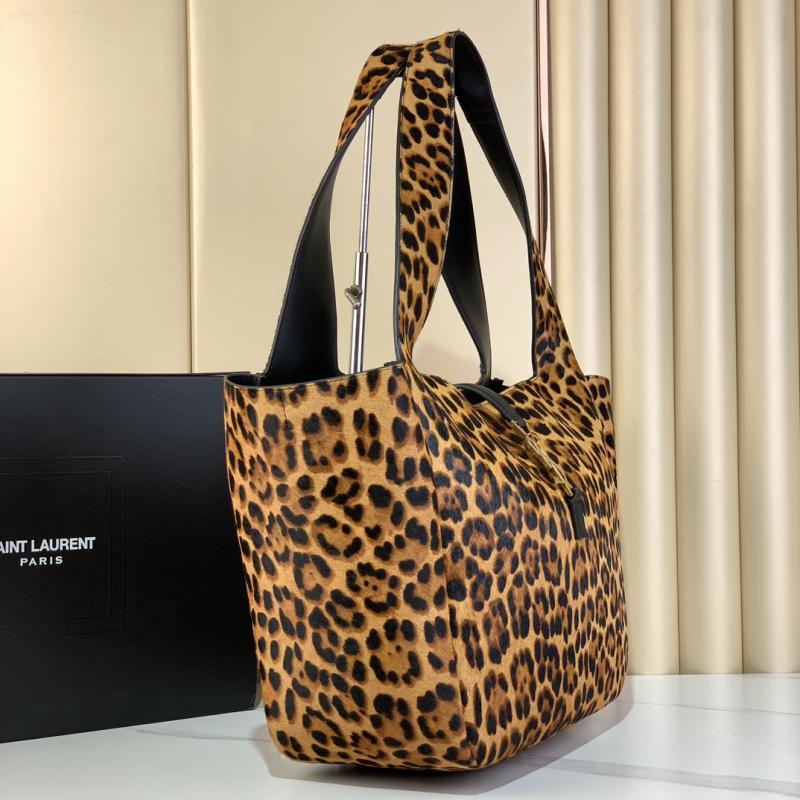 Saint Laurent Leopard Bea Tote Bag 763435