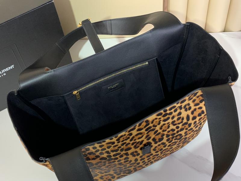 Saint Laurent Leopard Bea Tote Bag 763435