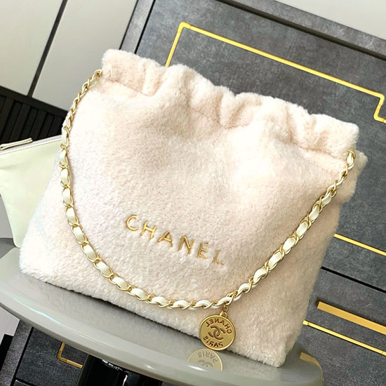 Small Chanel 22 shearling lambskin Handbag AS3260