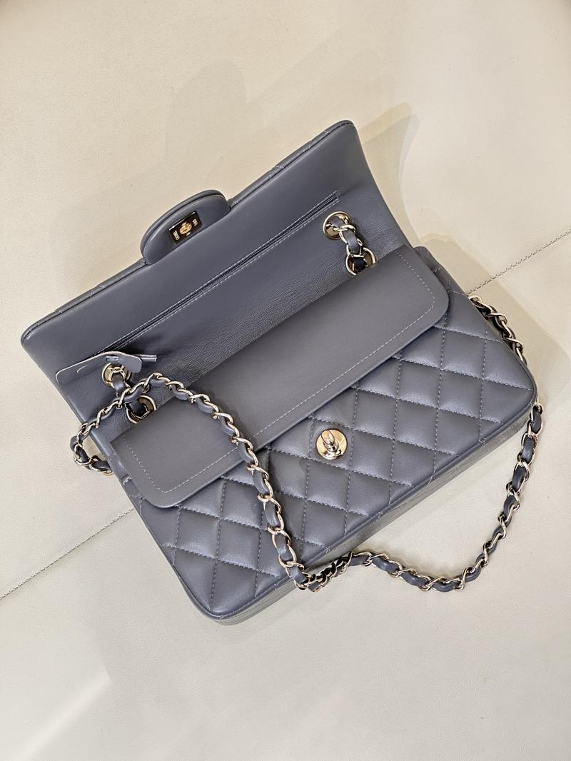 Small Chanel Lambskin Flap Bag A01117 Grey