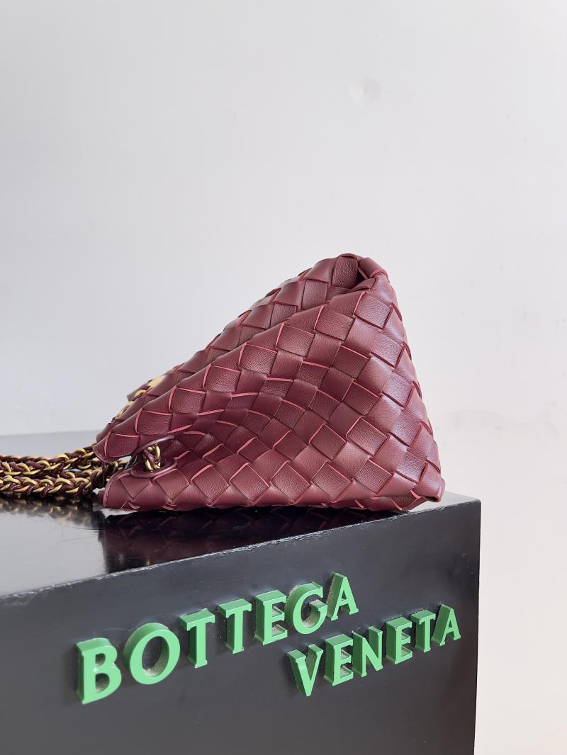 Bottega Veneta Small Parachute Chain 817175 Burgundy