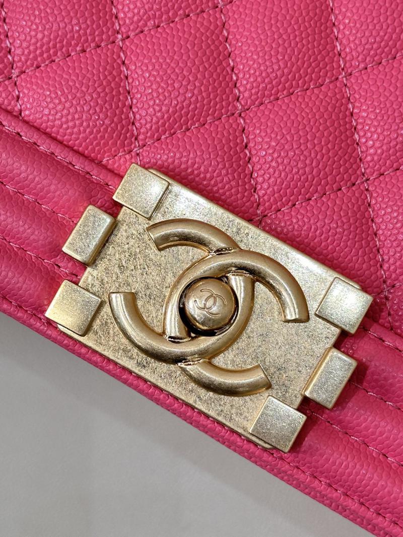 Boy Chanel Handbag A67086 Peach