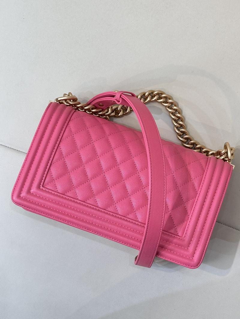 Boy Chanel Handbag A67086 Peach