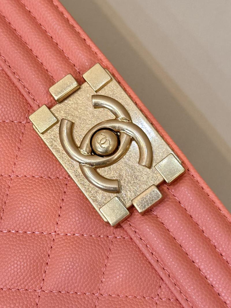 Boy Chanel Handbag A67086 Peach