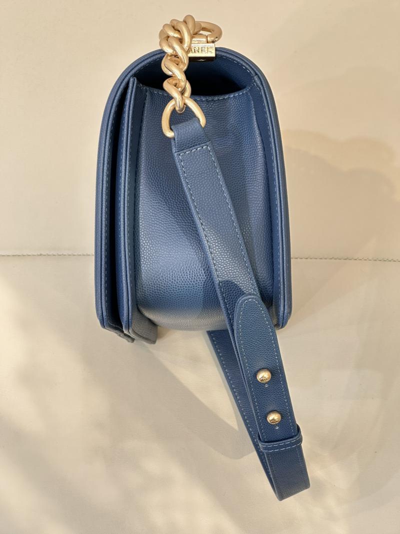 Boy Chanel Handbag A67086 Peacock Blue