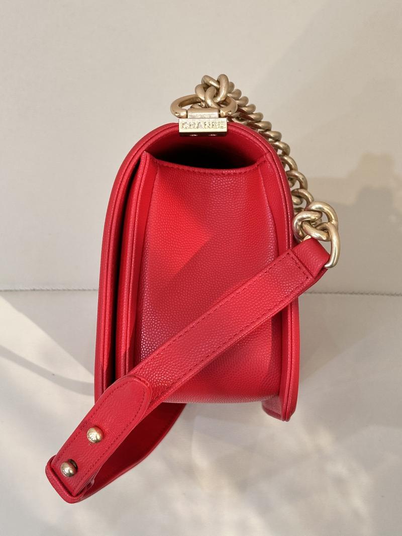 Boy Chanel Handbag A67086 Red