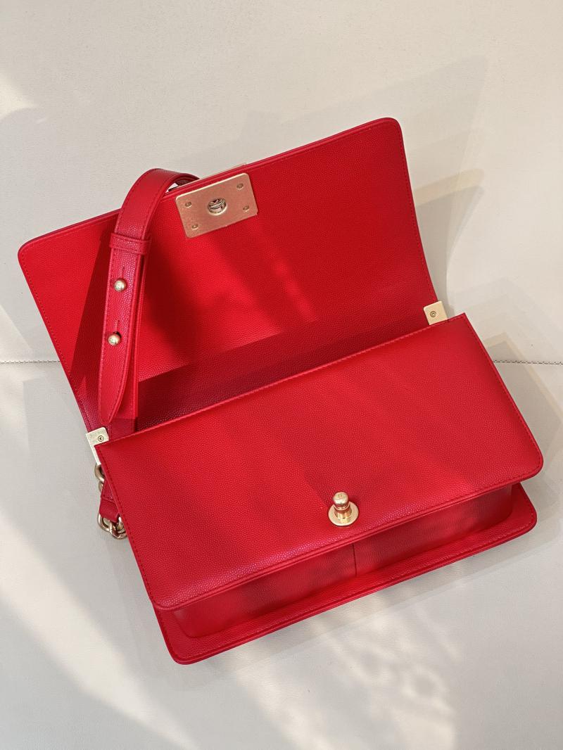 Boy Chanel Handbag A67086 Red