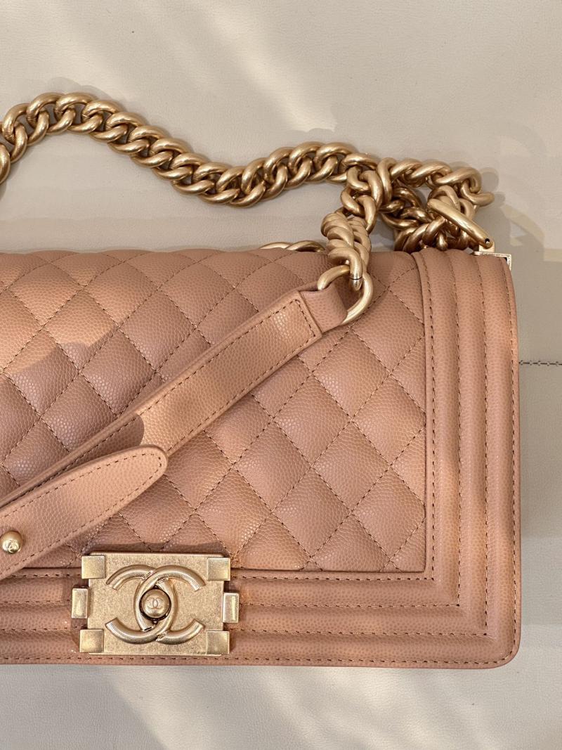 Boy Chanel Handbag A67086 Taupe