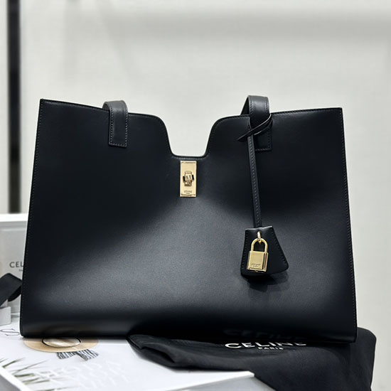 Celine Cabas 16 Soft Bag 112583 Black