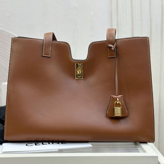 Celine Cabas 16 Soft Bag 112583 Tan