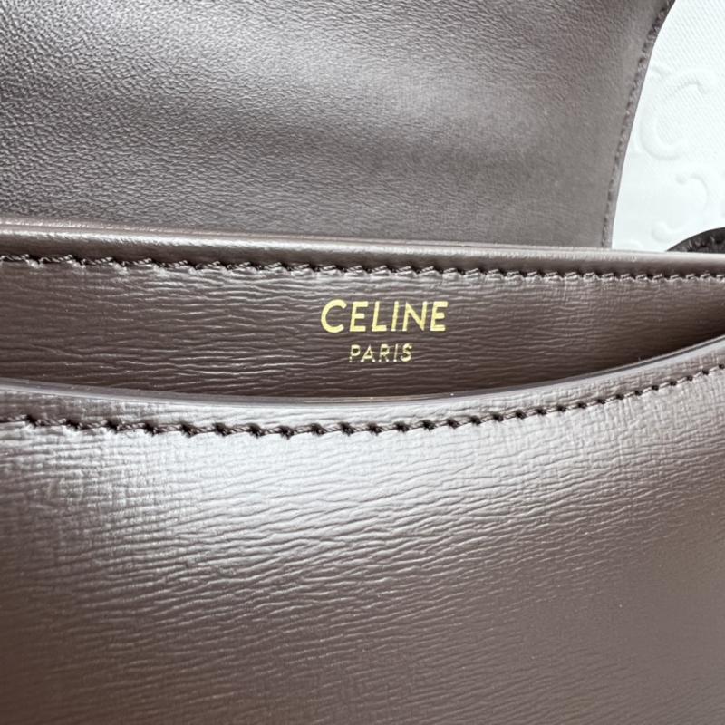 Celine Teen Besace Triomphe Coffee C35022