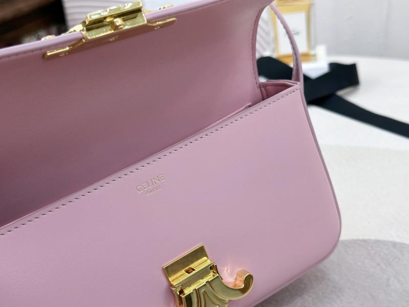 Celine Triomphe Shoulder Bag C35029 Pink