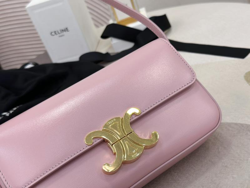 Celine Triomphe Shoulder Bag C35029 Pink