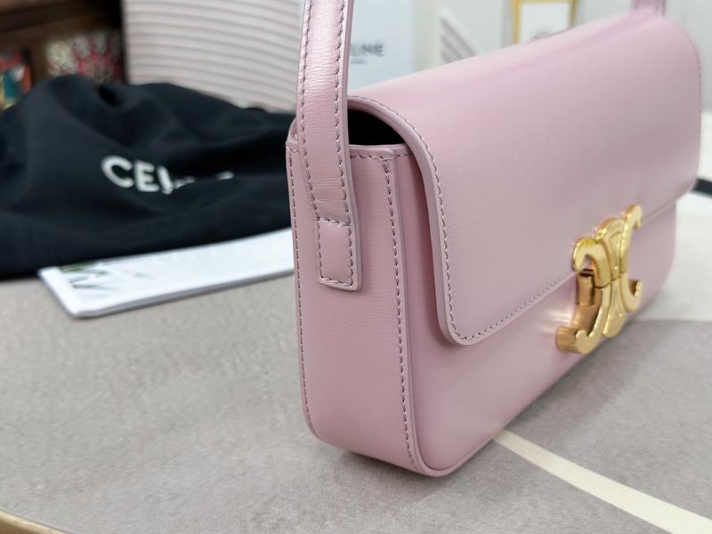 Celine Triomphe Shoulder Bag C35029 Pink