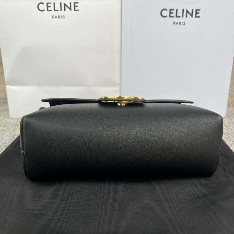 Medium Celine Victoire Bag 115853 Black with Gold