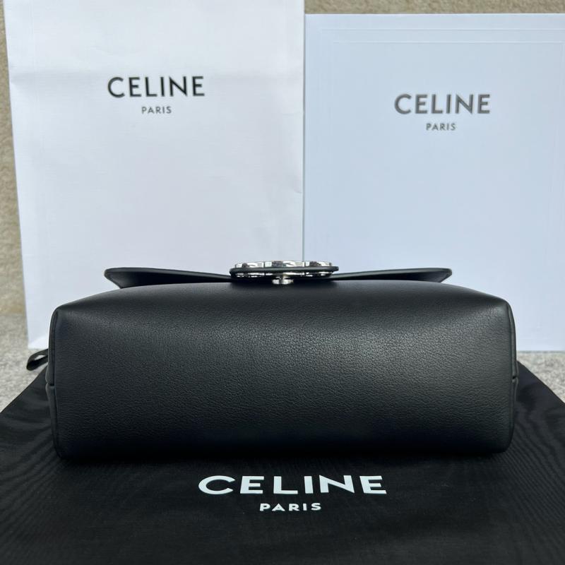 Medium Celine Victoire Bag 115853 Black with Silver