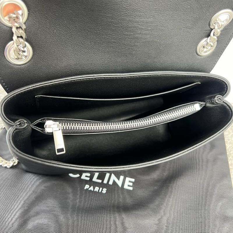 Medium Celine Victoire Bag 115853 Black with Silver