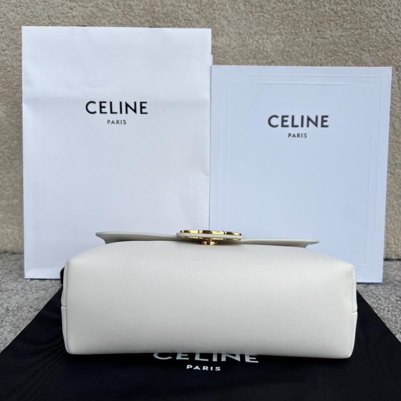 Medium Celine Victoire Bag 115853 White