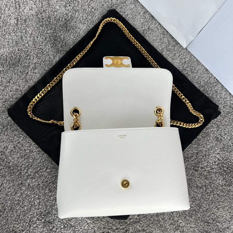 Medium Celine Victoire Bag 115853 White