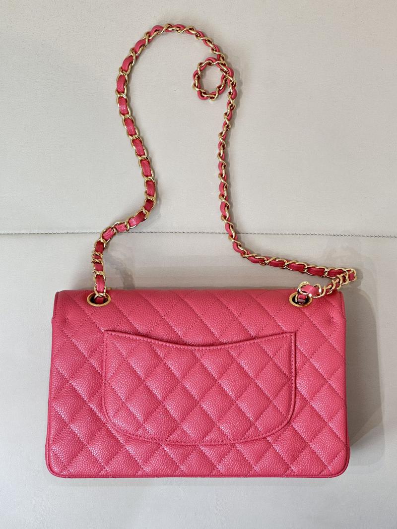 Medium Chanel Caviar Flap Bag A01112 Dusky pink with Gold