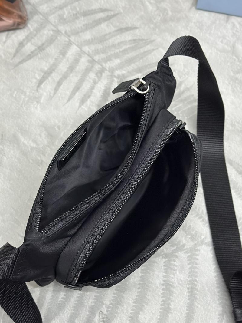 Prada Re-Nylon and Saffiano leather shoulder bag 2VH128