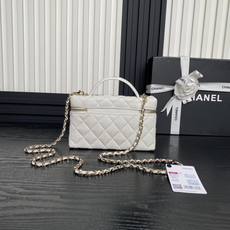 Chanel Long Vanity with Chain White AP4407