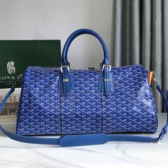 Goyard Boston 45 Bag Blue G020231 Goyard Boston 45 Bag Blue G020231