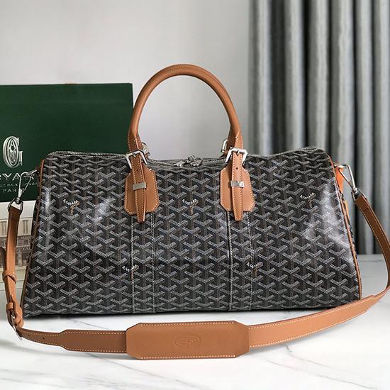 Goyard Boston 45 Bag Brown G020231 Goyard Boston 45 Bag Brown G020231