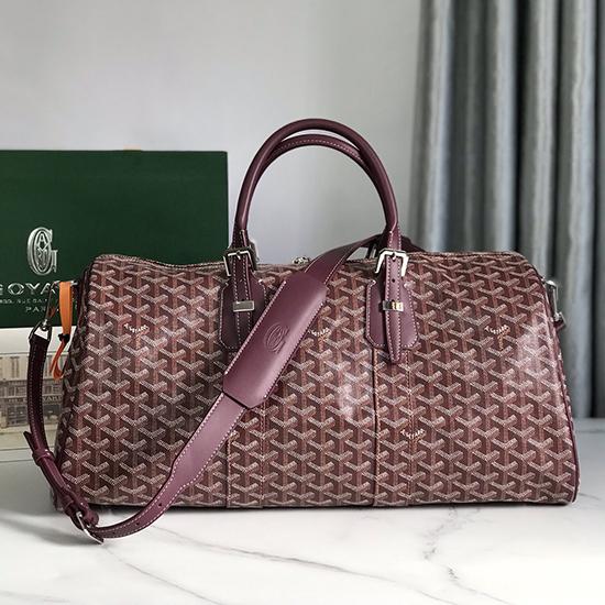 Goyard Boston 45 Bag Burgundy G020231 Goyard Boston 45 Bag Burgundy G020231