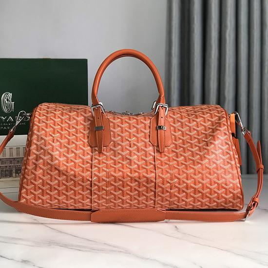 Goyard Boston 45 Bag Orange G020231 Goyard Boston 45 Bag Orange G020231